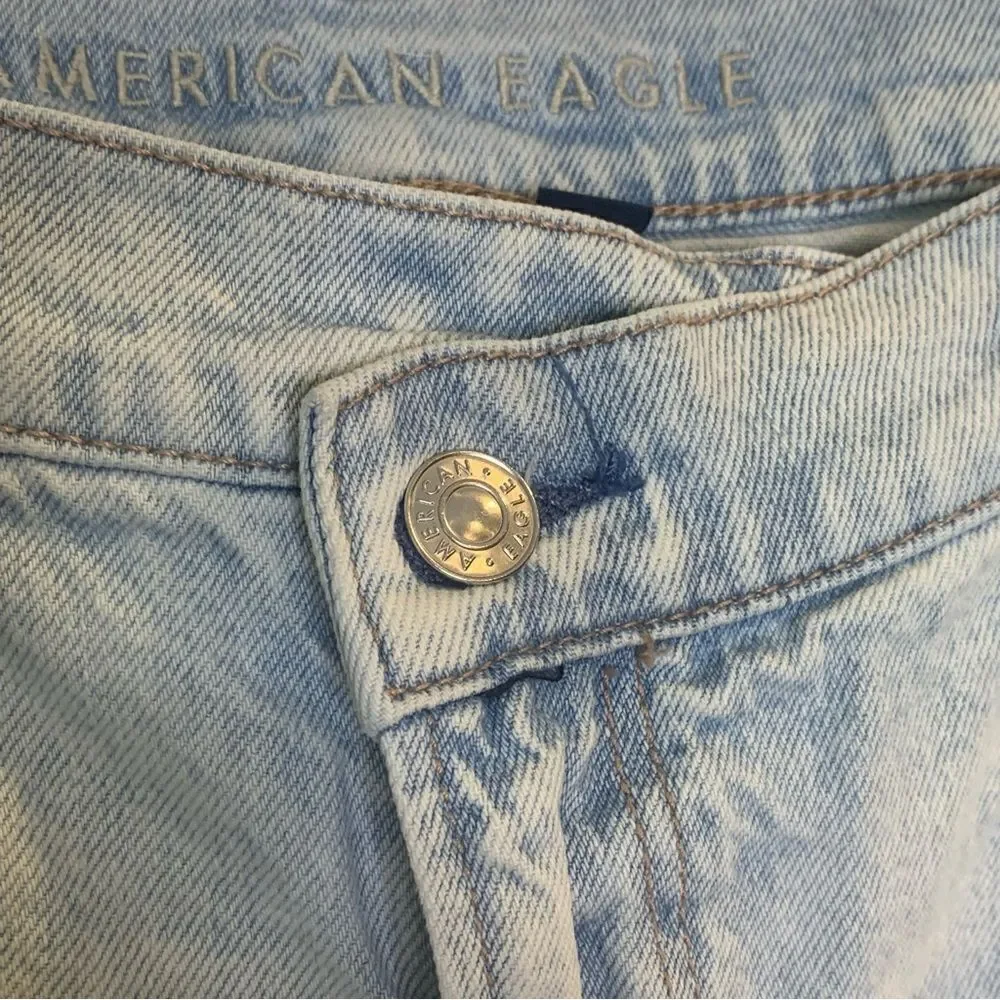 American Eagle Highest Rise Baggy Straight Jeans Size 18